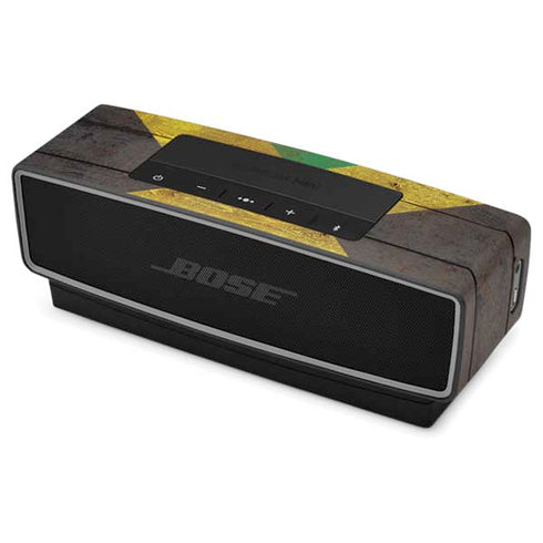 Jamaican Flag Dark Wood Bose SoundLink Mini Speaker II Skin